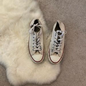 White converse sneakers
